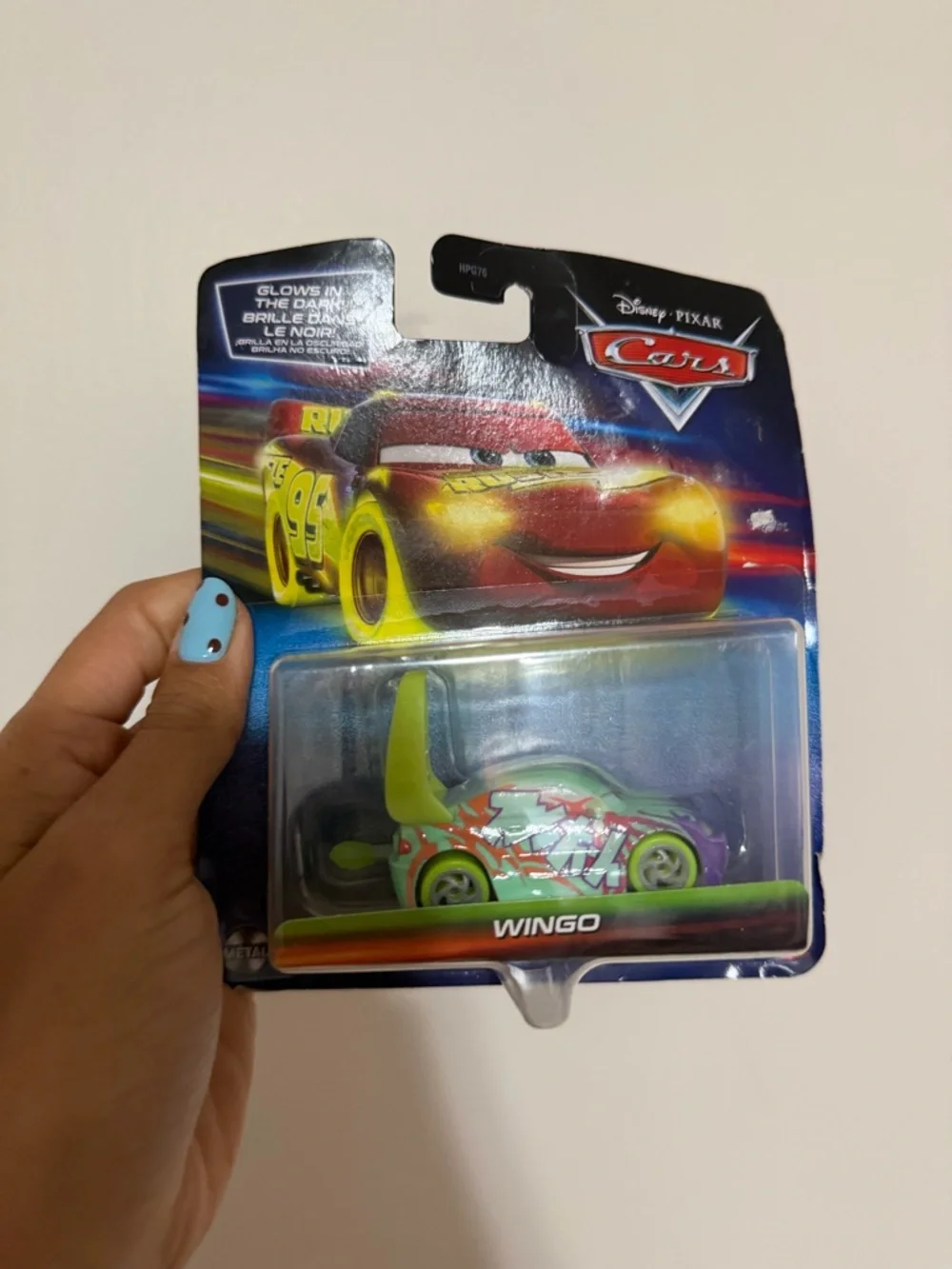 Mattel Cars Wingo Toy Car - Lime Green and Purple